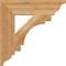 Ekena Millwork Merced Traditional Rough Sawn Bracket, Western Red Cedar, 4"W x 18"D x 18"H BKT04X18X18MRC01RWR - alternate 2